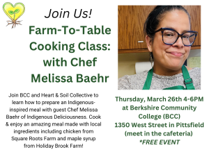 Farm-To-Table Cooking Class: March