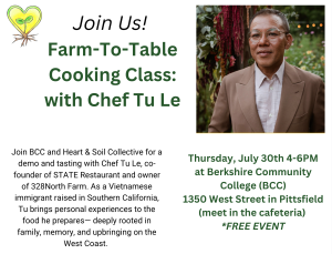 Farm-To-Table Cooking Class: July