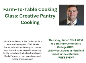 Farm-To-Table Cooking Class: Spring Chicken & Pantry Raiders