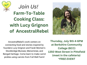 Farm-To-Table Cooking Class: Carrot Pickles with AncestralRebel